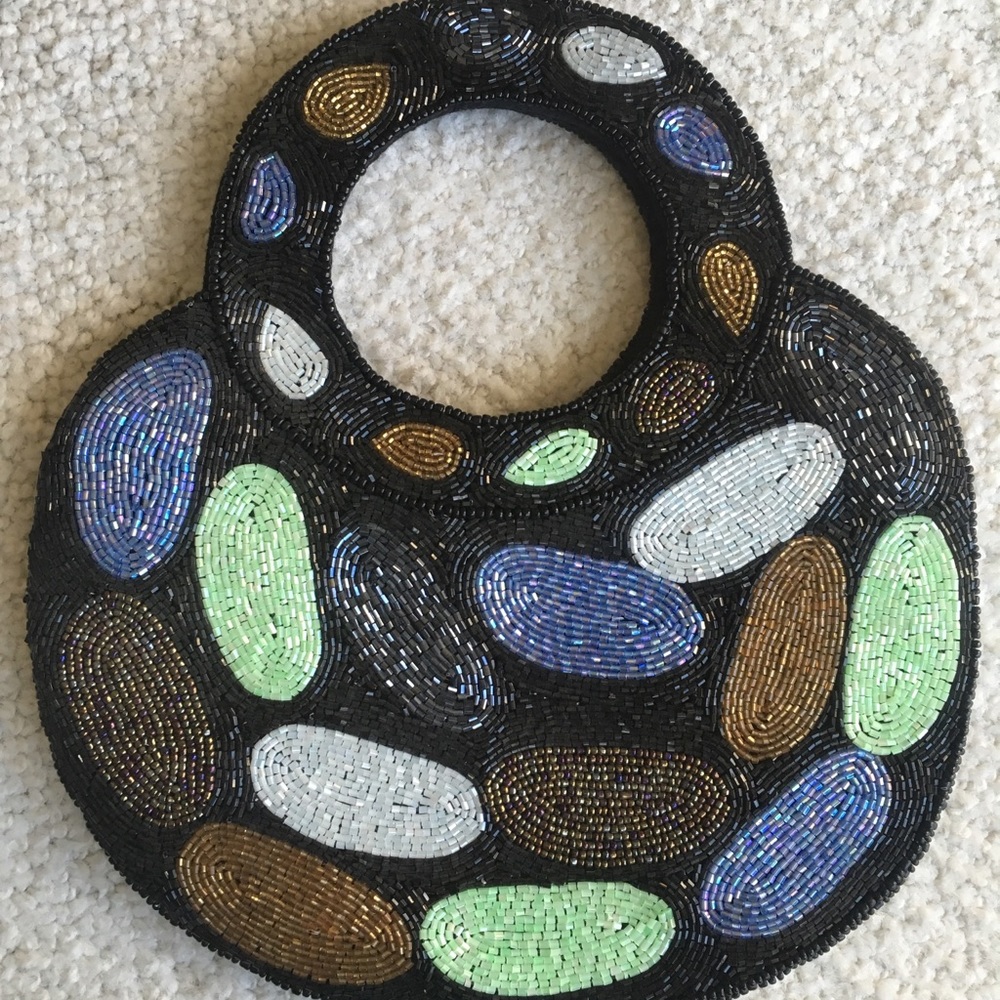 Hand beaded purse